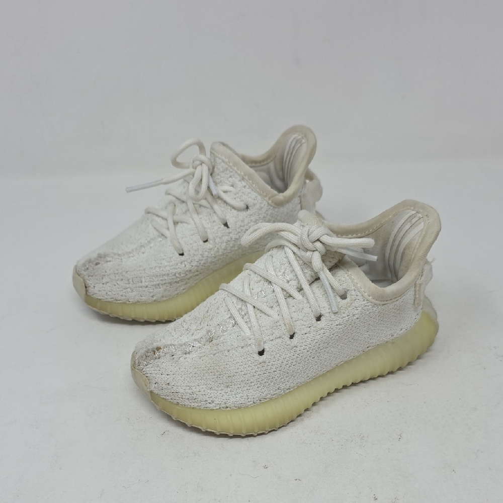 Yeezy White Cream Sneakers with Boost Cushioning Size 6K